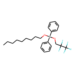 Silane, diphenylnonyloxy(2,2,3,3,3-pentafluoropropoxy)-