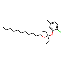 Silane diethyl(2-chloro-5-methylphenoxy)undecyloxy-