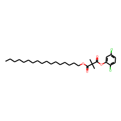 Dimethylmalonic acid, 2,5-dichlorophenyl heptadecyl ester