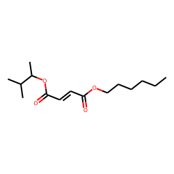 Fumaric acid, hexyl 3-methylbut-2-yl ester
