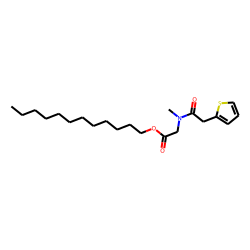 Sarcosine, N-(2-thiophenylacetyl)-, dodecyl ester