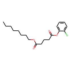 Glutaric acid, 2-chlorophenyl octyl ester