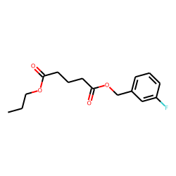 Glutaric acid, 3-fluorobenzyl propyl ester