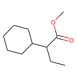 Cyclohexaneacetic acid, &#945;-ethyl-, methyl ester
