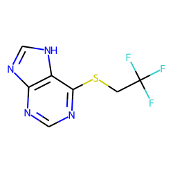 Purine, 6-(2,2,2-trifluoroethylthio)-