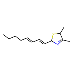 2-(1,3-octadienyl)-4,5-dimethyl-3-thiazoline, trans