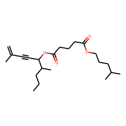 Glutaric acid, 2,6-dimethylnon-1-en-3-yn-5-yl isohexyl ester