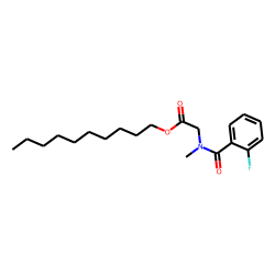 Sarcosine, N-(2-fluorobenzoyl)-, decyl ester