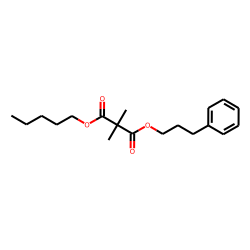 Dimethylmalonic acid, pentyl 3-phenylpropyl ester