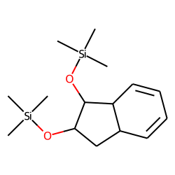 trans-Indan-1,2-diol, bis-TMS