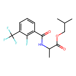 D-alanine, n-(2-fluoro-3-trifluoromethylbenzoyl)-, isobutyl ester