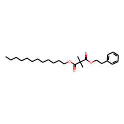 Dimethylmalonic acid, dodecyl 2-phenethyl ester