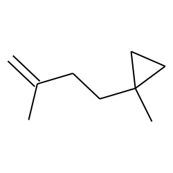 1-methyl-1-(3-methylene)butyl-cyclopropane
