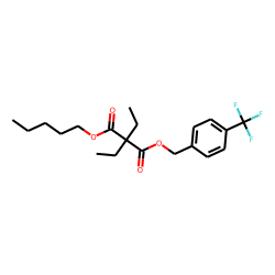 Diethylmalonic acid, pentyl 4-trifluoromethylbenzyl ester