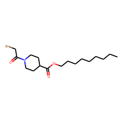 Isonipecotic acid, N-(bromoacetyl)-, nonyl ester