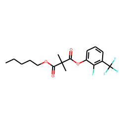 Dimethylmalonic acid, 2-fluoro-3-trifluoromethylphenyl pentyl ester
