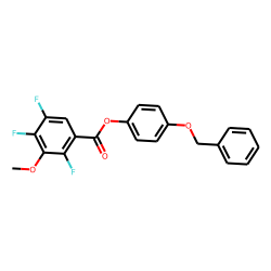 2,4,5-Trifluoro-3-methoxybenzoic acid, 4-benzyloxyphenyl ester