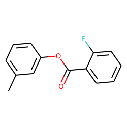 2-Fluorobenzoic acid, 3-methylphenyl ester