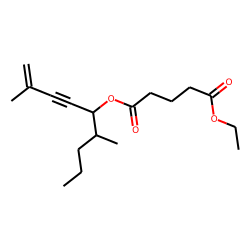 Glutaric acid, 2,6-dimethylnon-1-en-3-yn-5-yl ethyl ester