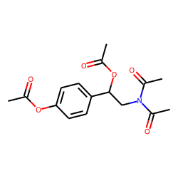 4-[1-Acetoxy-2-(diacetylamino)ethyl]phenyl acetate