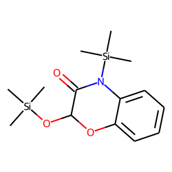 2-hydroxy-1,4-benzoxazin-3-one, N,O-bistrimethylsilyl