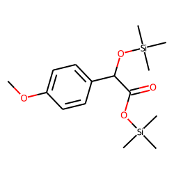 Benzeneacetic acid, 4-methoxy-«alpha»-[(trimethylsilyl)oxy]-, trimethylsilyl ester