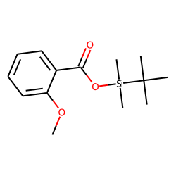 Benzoic acid, 2-methoxy-, tert.-butyldimethylsilyl ester