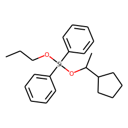Silane, diphenyl(1-cyclopentylethoxy)propoxy-