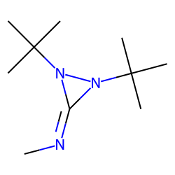 Diazirdine, 1,2-d-tert-butyl-3-(methylamino)-, trans-