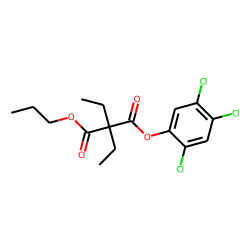 Diethylmalonic acid, propyl 2,4,5-trichlorophenyl ester