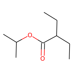 Butanoic acid, 2-ethyl, 1-methylethyl ester