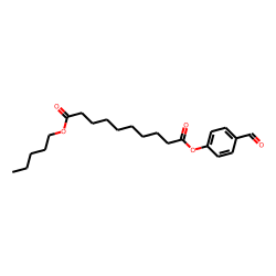 Sebacic acid, 4-formylphenyl pentyl ester