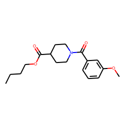 Isonipecotic acid, N-(3-methoxybenzoyl)-, butyl ester