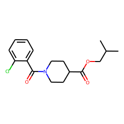 Isonipecotic acid, N-(2-chlorobenzoyl)-, isobutyl ester