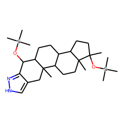 5«alpha»-Androstan-17«alpha»-methyl-4«beta»,17«beta»-diol-3,2c-pyrazol, TMS
