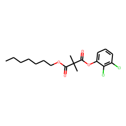 Dimethylmalonic acid, 2,3-dichlorophenyl heptyl ester