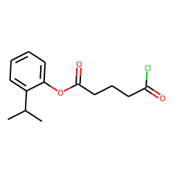 Glutaric acid, monochloride, 2-isopropylphenyl ester