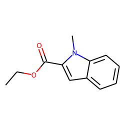 Ethyl indole-2-carboxylate, N-methyl-