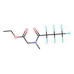 Sarcosine, n-heptafluorobutyryl-, ethyl ester
