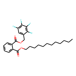 Phthalic acid, dodecyl 2,3,4,5-tetrafluorobenzyl ester
