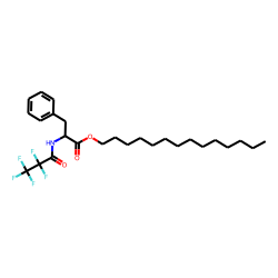 l-Phenylalanine, n-pentafluoropropionyl-, tetradecyl ester