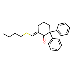 Cyclohexanone, 6-[(butylthio)methylene]-2,2-diphenyl-