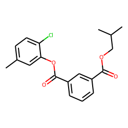 Isophthalic acid, 2-chloro-5-methylphenyl isobutyl ester