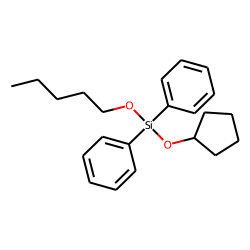 Silane, diphenylcyclopentyloxypentyloxy-