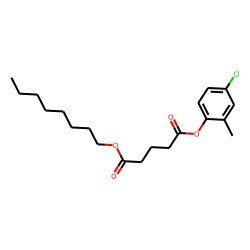 Glutaric acid, 2-methyl-4-chlorophenyl octyl ester