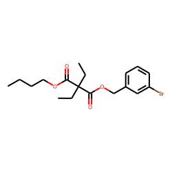 Diethylmalonic acid, 3-bromobenzyl butyl ester
