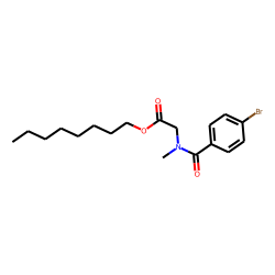 Sarcosine, N-(4-bromobenzoyl)-, octyl ester