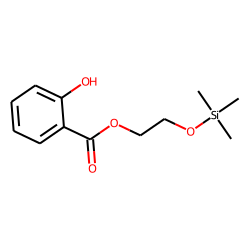 Ethylene glycol, O-trimethylsilyl-, O'-salicylate