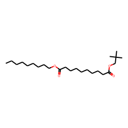 Sebacic acid, neopentyl nonyl ester