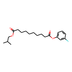 Sebacic acid, 3-fluorophenyl isobutyl ester